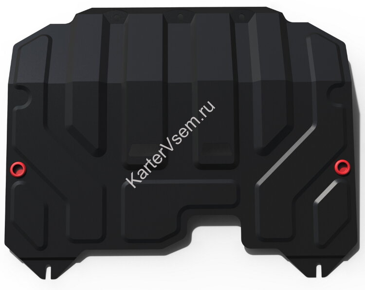 Защита картера и КПП АвтоБроня для Kia Sportage III 2010-2016, штампованная, сталь 1.8 мм, с крепежом, 111.02352.1
