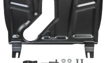 Защита картера и КПП АвтоБроня (с вырезом под глушитель) для Toyota RAV4 XA30 2005-2010, штампованная, сталь 1.8 мм, с крепежом, 111.09506.1