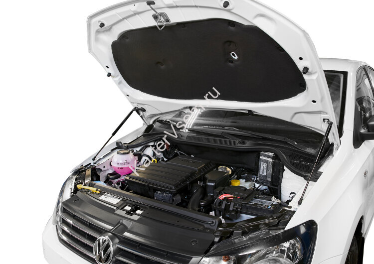 Газовые упоры капота АвтоУпор для Volkswagen Polo V седан 2010-2020, 2 шт., UVWPOL012