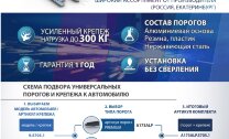 Пороги площадки (подножки) "Premium" Rival для Skoda Yeti 2009-2018, 173 см, 2 шт., алюминий, A173ALP.5101.1