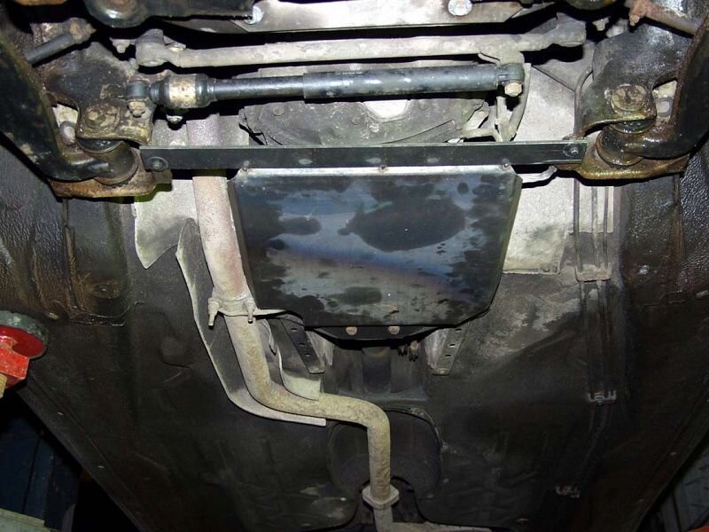 Защита КПП Mercedes Benz C-Klasse двигатель 1,8; 2,0; 2,3; 2,5; 2,6  (1982-1993)  арт: 13.0376