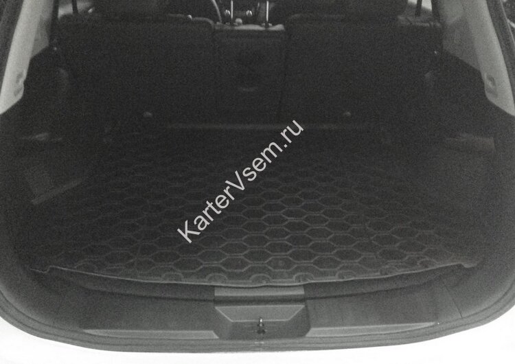 Коврик в багажник автомобиля Rival для Nissan X-Trail T32 2015-2018 2018-н.в., полиуретан, 14109003
