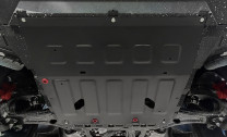 Защита картера АвтоБроня для Jaecoo J8 4WD РКПП (V - 2.0) 2024-н.в., штампованная, сталь 1.5 мм, с крепежом, 111.00939.1