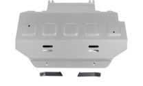 Защита радиатора Rival для Haval H5 III поколение АКПП 4WD (V - 2.0) 2024-н.в., рынок РФ, алюминий 3 мм, с крепежом, штампованная, 333.2026.1