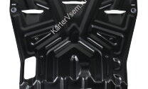 Защита картера и КПП AutoMax для Kia Optima IV поколение рестайлинг 2018-2020, сталь 1.4 мм, с крепежом, штампованная, AM.2837.2