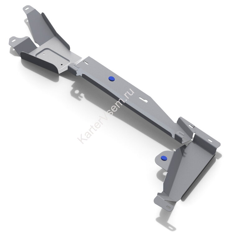 Защита трубок кондиционера Rival для Ford Explorer V рестайлинг 2015-2019, штампованная, алюминий 4 мм, с крепежом, 3 части, 333.1868.1