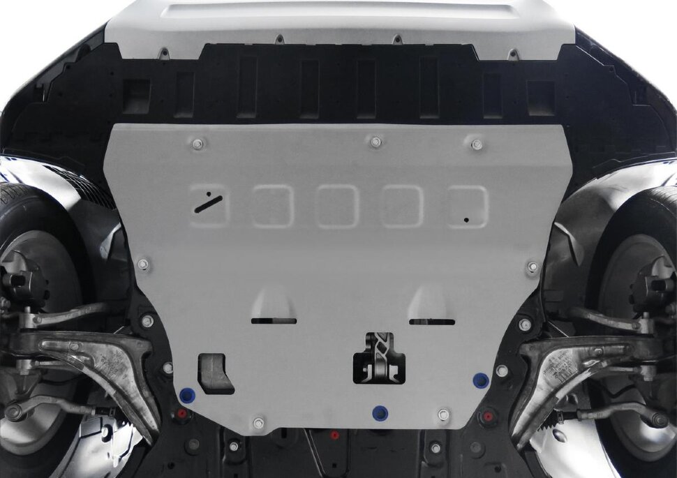Защита картера и КПП Rival для Volvo XC60 II 2017-2021 2021-н.в., штампованная, алюминий 3 мм, с крепежом, 333.5912.1