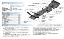 Защита КПП и РК Rival для Toyota Land Cruiser Prado 150 2009-2013 (устанавл-ся совместно с 2111.5784.1.3), сталь 3 мм, с крепежом, штампованная, 2111.5785.1.3