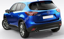 Пороги площадки (подножки) "Premium-Black" Rival для Mazda CX-5 I 2011-2017, 173 см, 2 шт., алюминий, A173ALB.3801.3 купить недорого