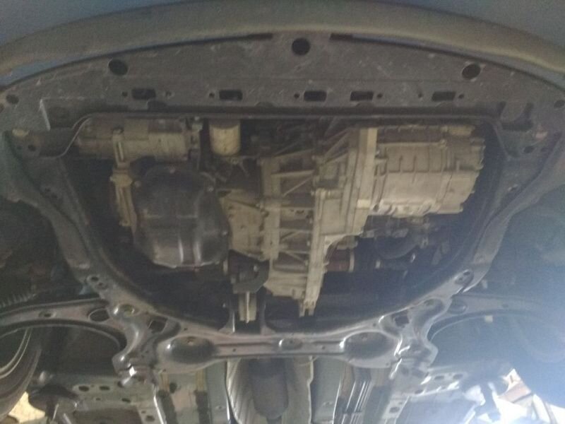 Защита картера и КПП Nissan Note двигатель 1,2 e-power FWD, 4WD  (2016-2020)  арт: 15.5295
