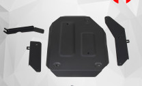 Защита редуктора АвтоБроня для Haval H3 РКПП 4WD (V - 1.5) 2024-н.в., штампованная, сталь 1.5 мм, с крепежом, 111.09430.1