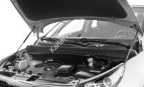 Газовые упоры капота АвтоУпор для Kia Sportage III 2010-2016, 2 шт., UKISPO011