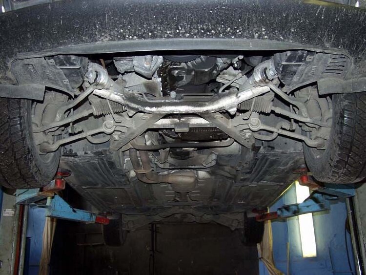 Защита картера BMW 5 Series двигатель 2,0; 2,3; 2,5; 2,8  (1995-2003)  арт: 03.0294