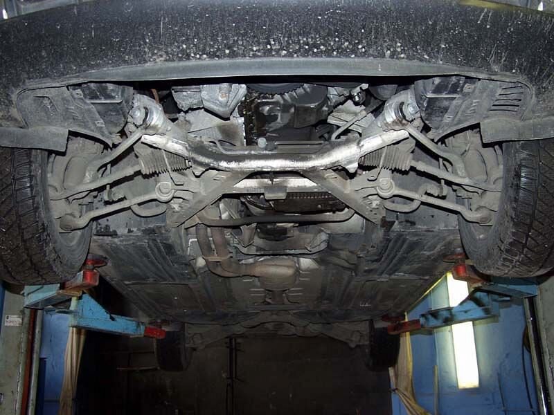 Защита картера BMW 5 Series двигатель 2,0; 2,3; 2,5; 2,8  (1995-2003)  арт: 03.0294
