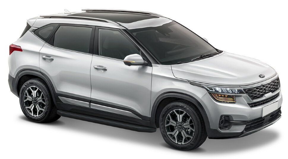 Пороги площадки (подножки) "Premium-Black" Rival для Kia Soul III 2019-н.в., 180 см, 2 шт., алюминий, A180ALB.2805.1 купить недорого