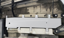 Защита топливных магистралей Rival для Soueast DX8S РКПП FWD (V - 1.5) 2022-н.в., рынок РФ, алюминий 3 мм, с крепежом, штампованная, 333.0958.1