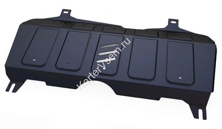 Защита картера и КПП АвтоБроня для Geely Emgrand X7 2013-2018, штампованная, сталь 1.8 мм, с крепежом, 111.01913.1