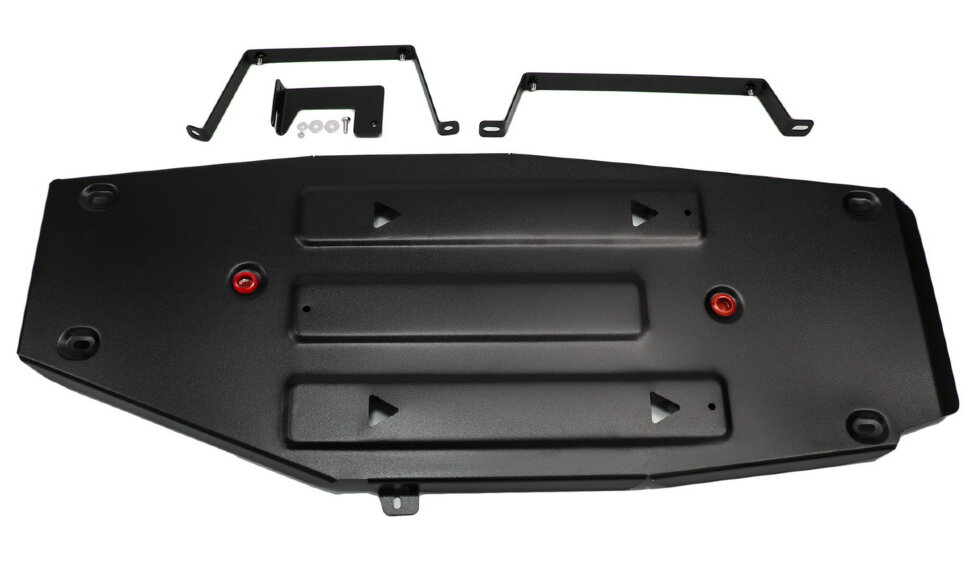 Защита топливного бака АвтоБроня для Toyota RAV4 CA40 2012-2019, штампованная, сталь 1.8 мм, с крепежом, 111.05779.1