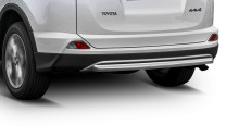 Защита заднего бампера d57 Rival для Toyota RAV4 CA40 рестайлинг 2015-2019, нерж. сталь, R.5718.004