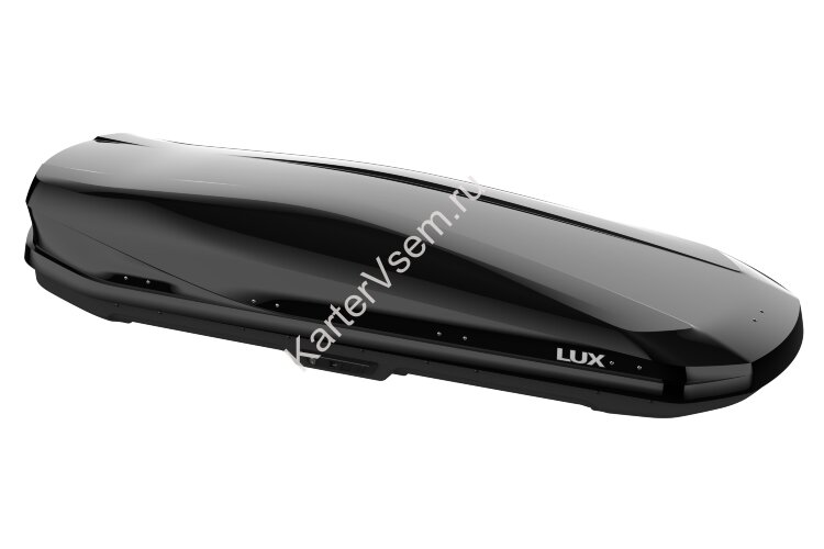 Бокс для автомобиля LUX IRBIS 206 черный глянец 470L с двустор. откр. (2060х750х360) (арт. 793471)