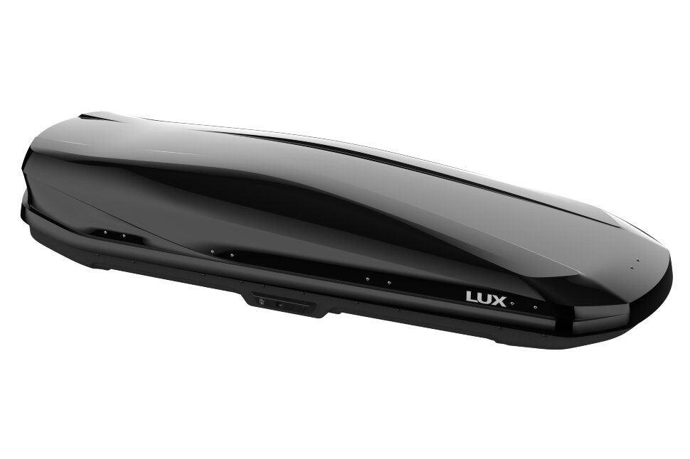 Бокс для автомобиля LUX IRBIS 206 черный глянец 470L с двустор. откр. (2060х750х360) (арт. 793471)