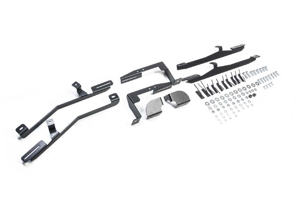 Комплект крепежа к порогам Rival для Hyundai Santa Fe III поколение 2012-2018, сталь, 9.2305.2