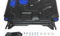 Защита картера и КПП Rival для Kia Rio IV седан 2017-2020 2020-н.в., сталь 1.5 мм, с крепежом, штампованная, 111.2369.1