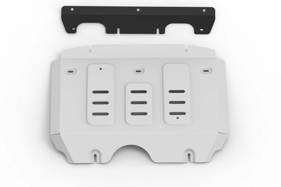 Защита радиатора Rival для JAC T6 2018-н.в., алюминий 3 мм, с крепежом, 333.9207.1