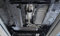 Защита топливного бака АвтоБроня для Renault Arkana FWD 2019-н.в., штампованная, сталь 1.8 мм, с крепежом, 111.04720.1