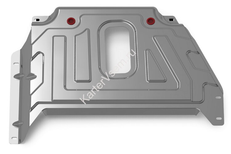 Защита кислородного датчика АвтоБроня для Renault Arkana 2019-н.в., алюминий 3 мм, с крепежом, штампованная, 333.04725.3