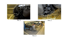 Защита заднего бампера d57+d42 уголки Rival для Toyota RAV4 CA40 рестайлинг 2015-2019, нерж. сталь, 2 части, R.5718.005