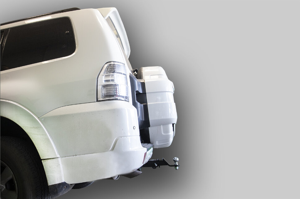 Фаркоп Mitsubishi Pajero шар вставка 50*50 (ТСУ) арт. M114-E