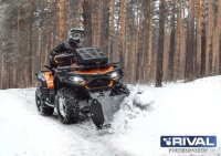 Снегоотвал быстросъемный Quick2 silver 150 мм (Land Rover )