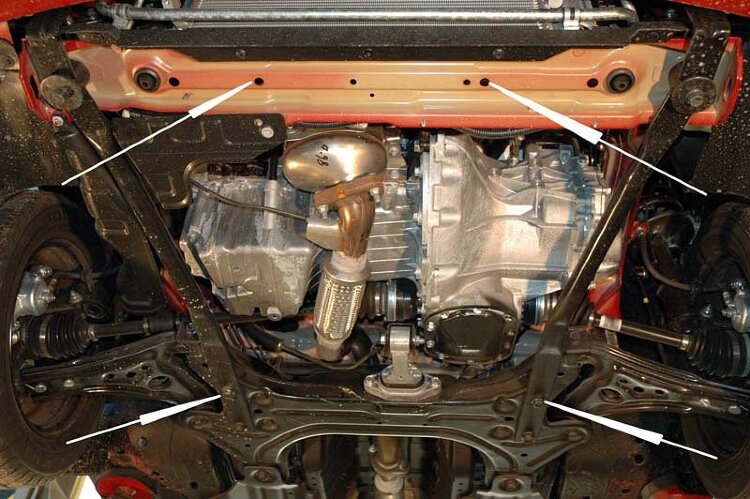 Защита картера и КПП Chevrolet Aveo двигатель 1,2; 1,4; 1,5  (2008-2011)  арт: 04.1793