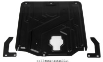 Защита картера и КПП Rival для Kia Cerato IV (V - 1.6; 2.0) 2018-2021, сталь 1.5 мм, с крепежом, штампованная, 111.2382.1