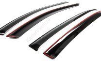 Дефлекторы окон Rival Premium для Kia Rio X хэтчбек 2020-н.в./Rio X-Line хэтчбек 2017-2021, листовой ПММА, 4 шт., 32803004