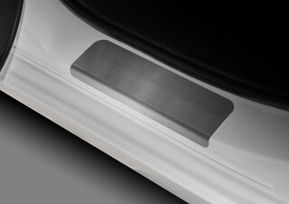 Накладки на пороги Rival для Mazda 6 GJ 2012-2018 2018-н.в., нерж. сталь, с надписью, 4 шт., NP.3802.3 с инструкцией и сертификатом