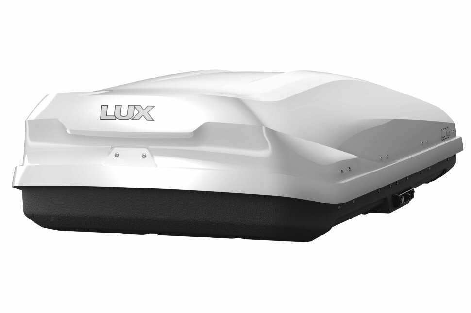Бокс для автомобиля LUX IRBIS 206 белый глянцевый 470L с двустор. откр. (2060х750х360) (арт. 794201)