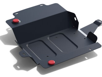Защита адсорбера АвтоБроня для Geely Emgrand X7 I рестайлинг 2018-2021, штампованная, сталь 1.8 мм, с крепежом, 111.01920.1