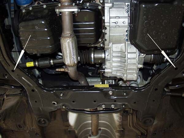 Защита картера и КПП Hyundai Accent двигатель 1,3  (2006-2010)  арт: 10.1015