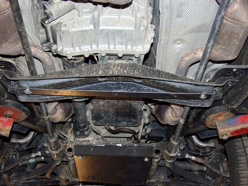 Защита КПП Mercedes Benz ML двигатель 3,2; 4,3  (1998-2005)  арт: 13.0499