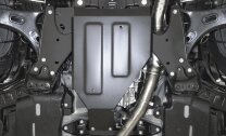 Защита КПП Rival для Subaru Forester V 4WD 2018-2021, сталь 1.8 мм, с крепежом, штампованная, 111.5435.1