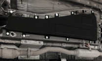 Защита топливных трубок АвтоБроня для Haval H3 РКПП 4WD (V - 1.5) 2024-н.в., сталь 1.5 мм, с крепежом, штампованная, 111.09433.1