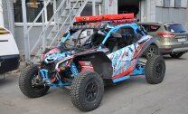 Красный багажник на крышу для Can-Am Maverick X3