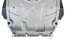 Защита картера и КПП Rival для Ford Focus II, III 2005-2019, штампованная, алюминий 3 мм, с крепежом, 333.1850.1