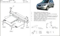 Защита картера Mazda 2 двигатель 1,3; 1,4; 1,6  (2003-2007)  арт: 12.0961