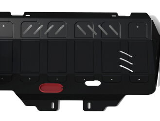 Защита картера АвтоБроня (увеличенная) для Subaru Forester IV 2012-2018, штампованная, сталь 1.8 мм, с крепежом, 111.05423.1