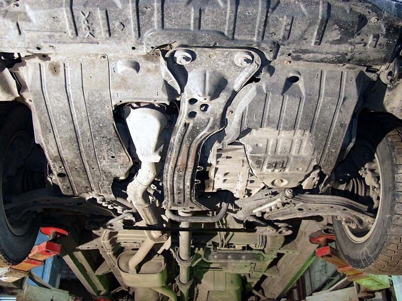 Защита картера и КПП Nissan Pressage двигатель 2,5 TD  (1998-2006)  арт: 15.0719