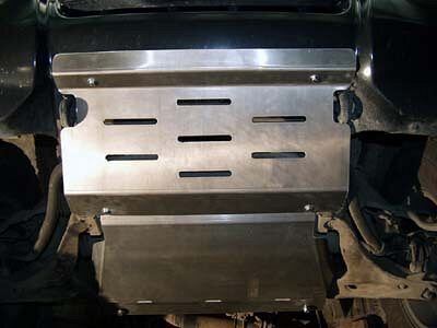 Защита картера и рулевых тяг Mitsubishi Pajero 3 двигатель 3.8, 3.2 DI-D  (2006-)  арт: 14.2235