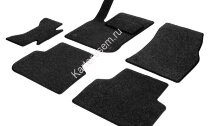 Коврики текстильные в салон автомобиля AutoFlex Business для Skoda Karoq 2020-н.в., графит, с крепежом, 5 частей, 5510401